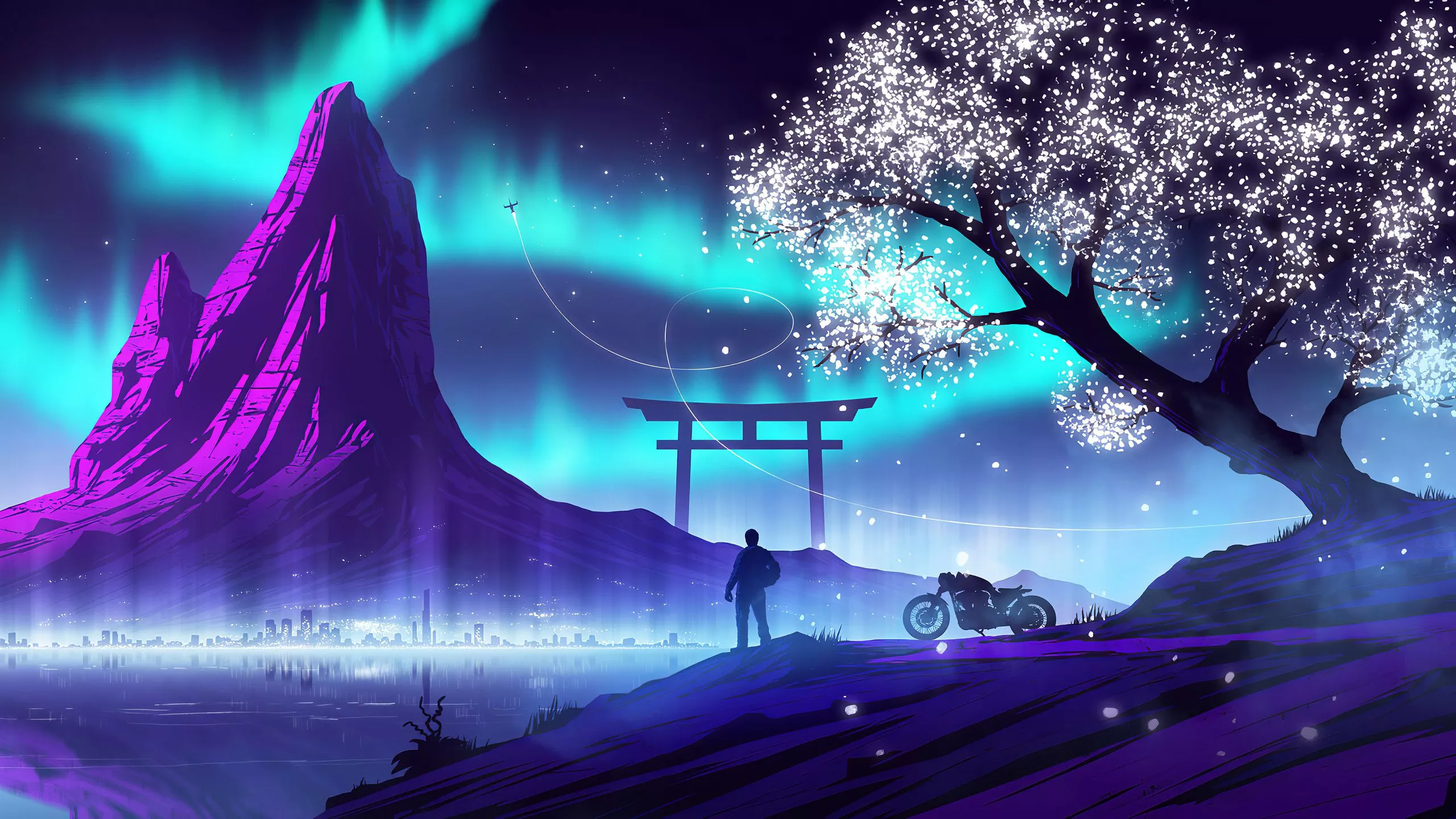 Biker Synthwave 1440P