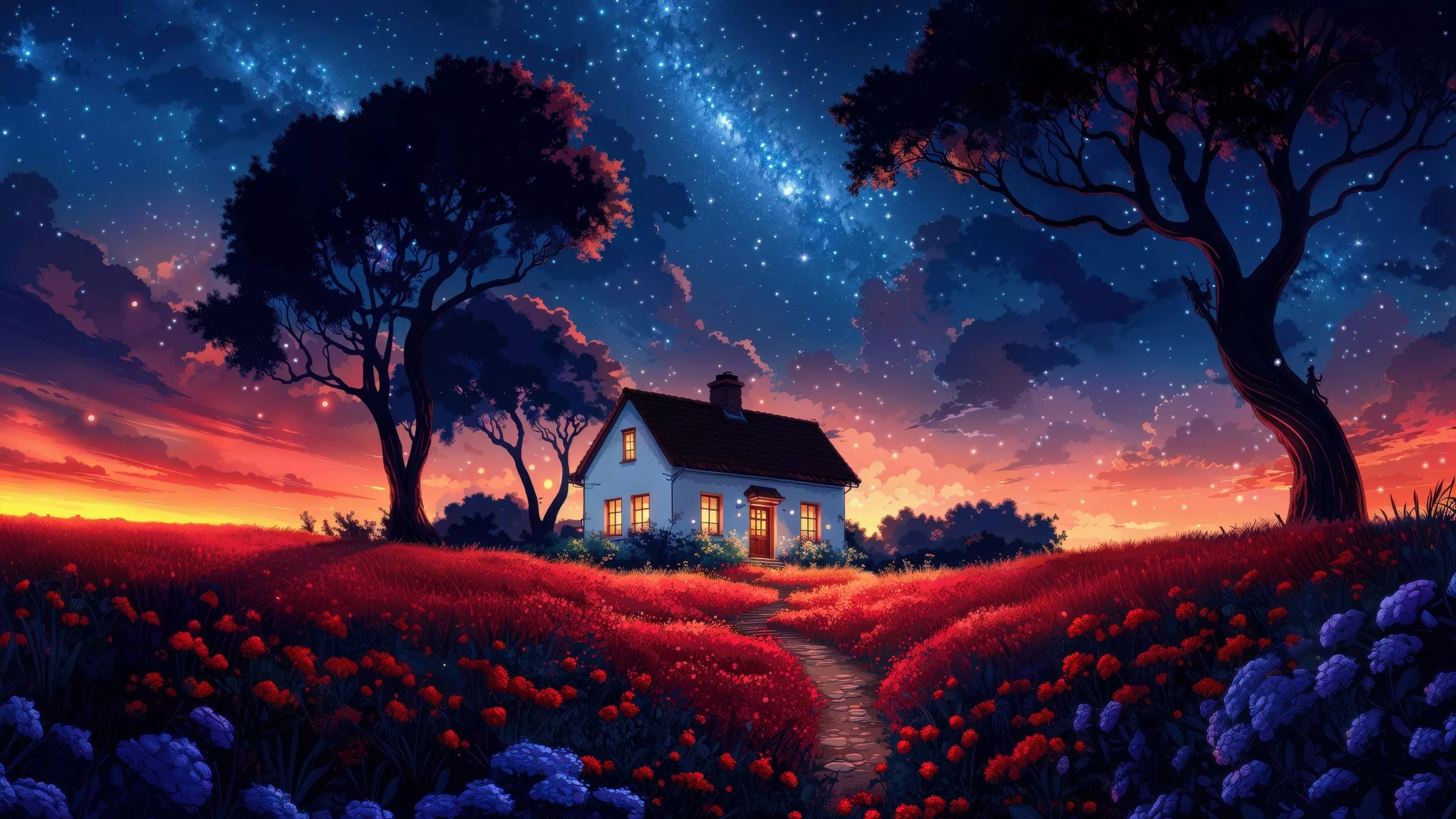 Surreal Wallpaper 4K, Scenery, AI art