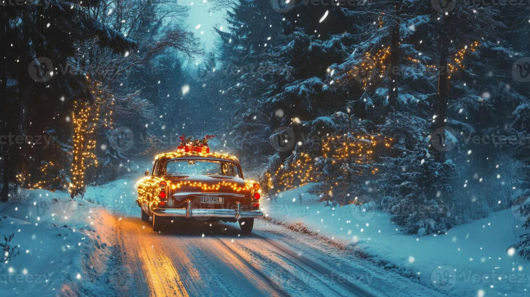 Merry Christmas Car