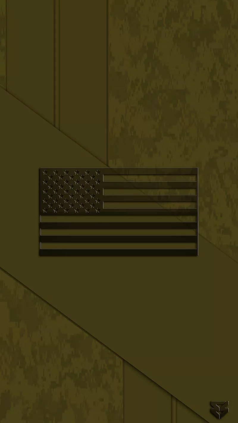 Digital Camo US Flag, cool new, HD