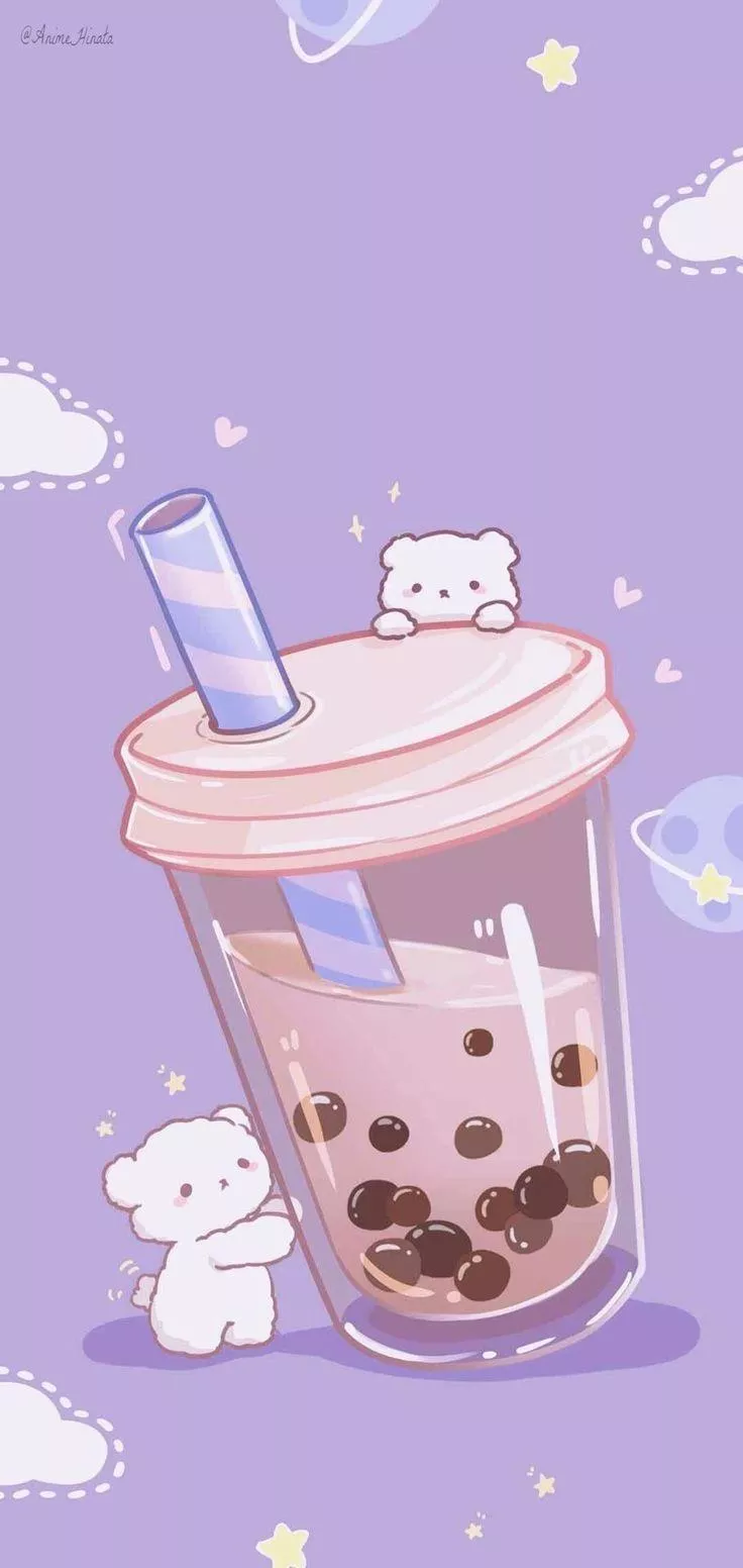 Purple kawaii wallpaper APK for Android