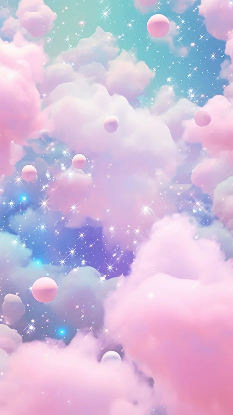 Kawaii Cute Purple Wallpaper Image