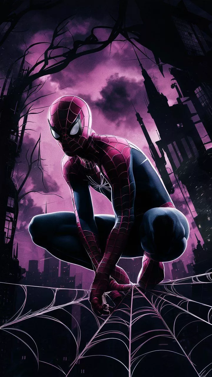 Spider Man in 4K Wallpaper