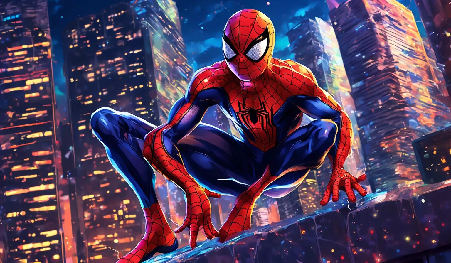 Vivid Urban Landscape