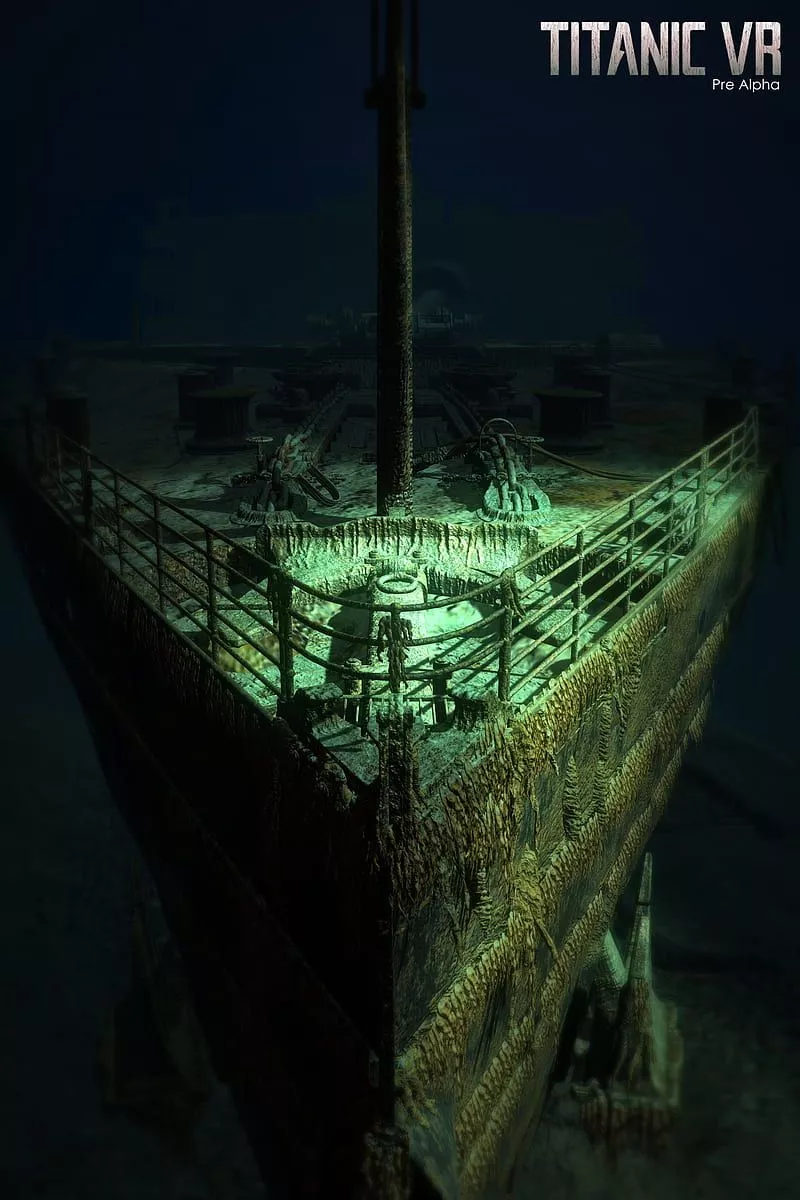 Titanic Bow, titanic, shipwreck