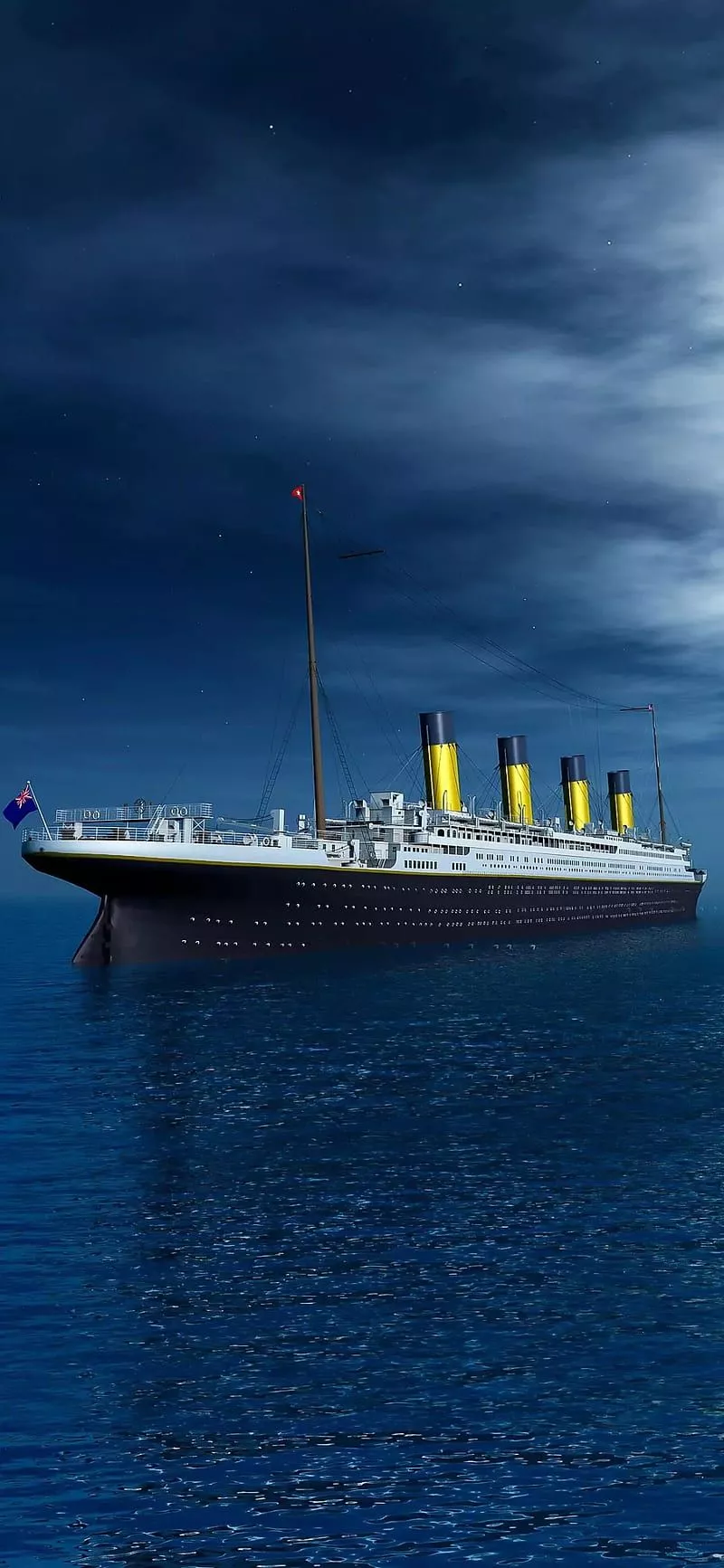 Sea, ship, titanic, HD phone wallpaper