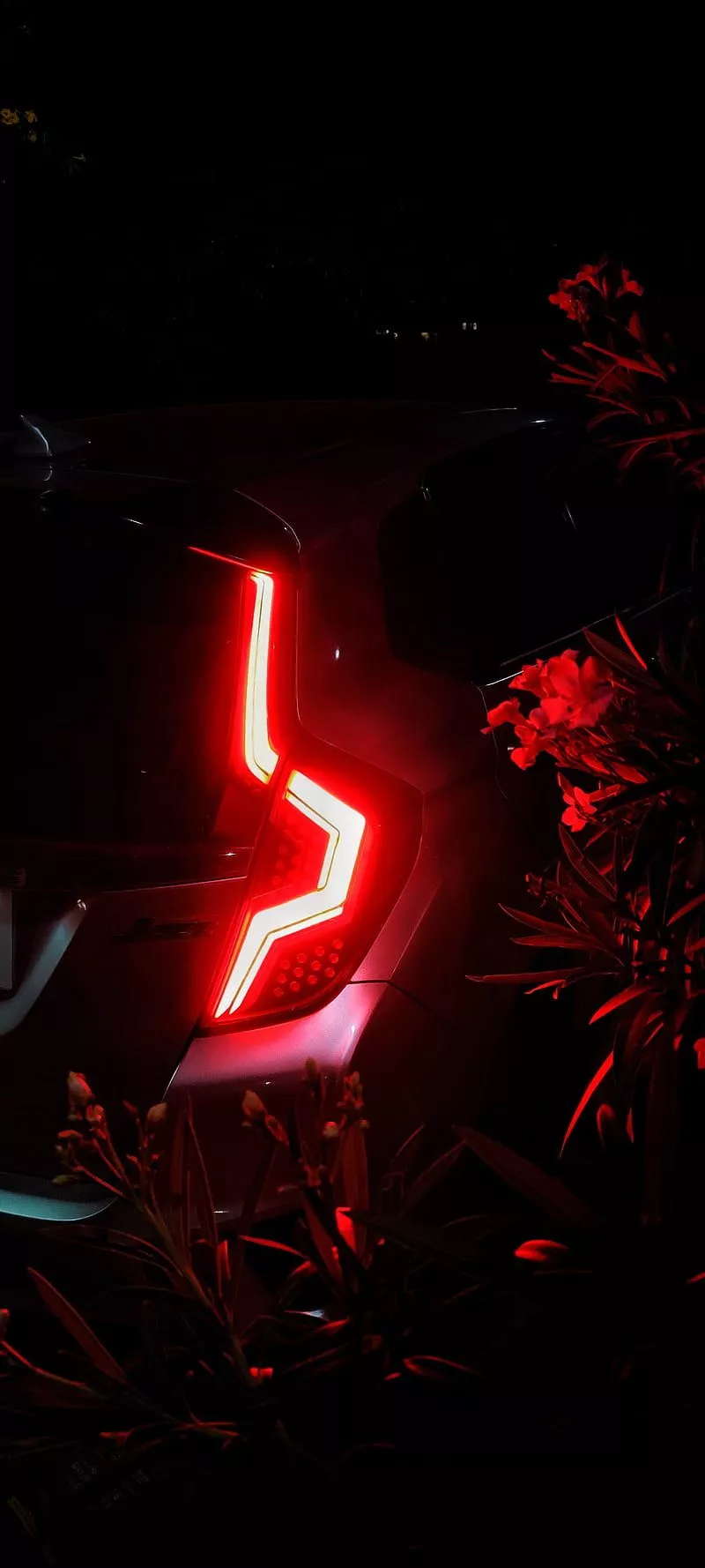 Honda Jazz Amoled, car, dark, led, logo