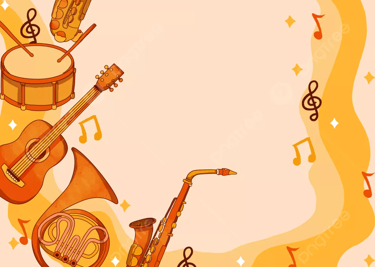 Rock Jazz Music Background, Sax, Horn