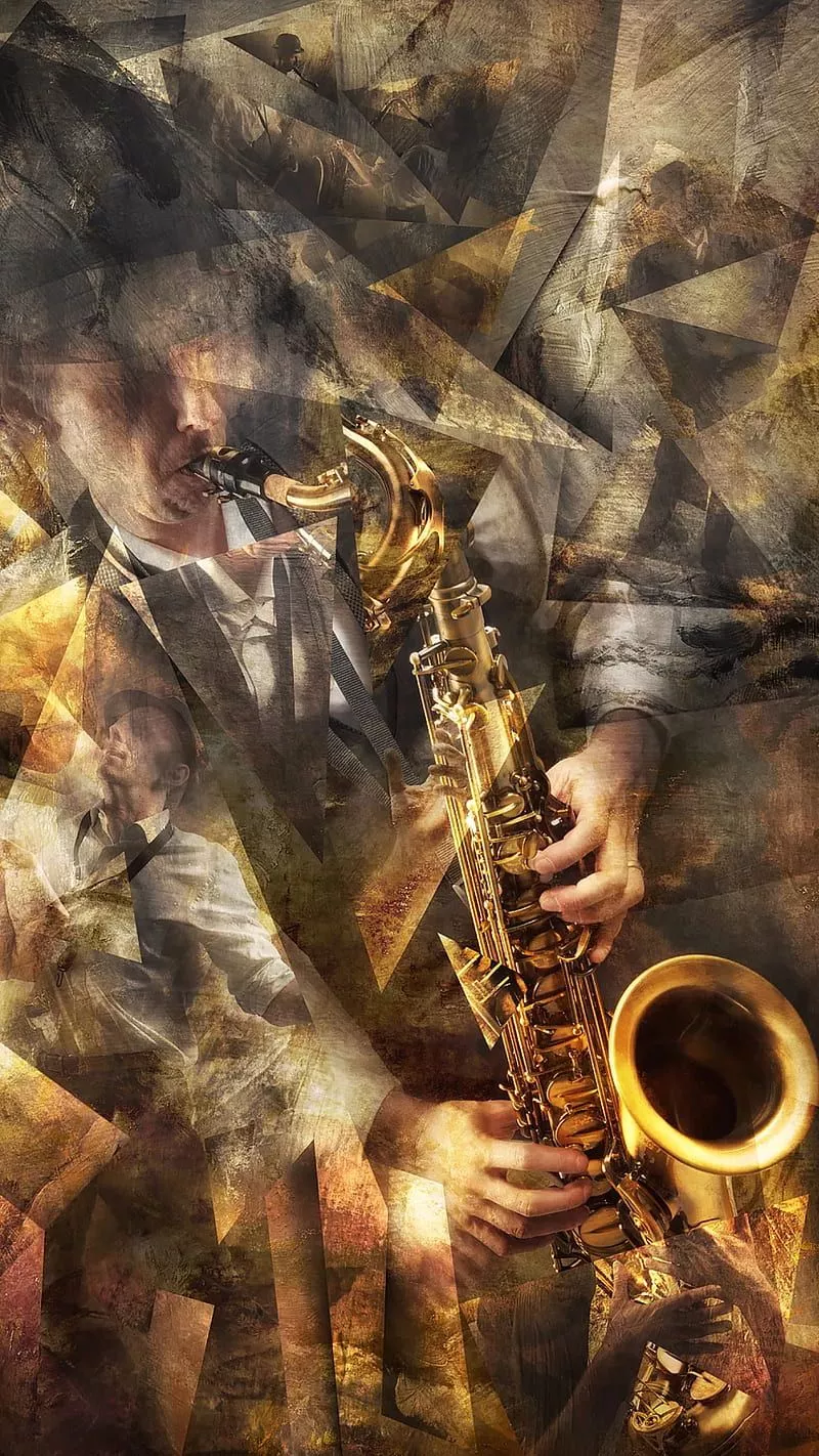 HD saxophone wallpaper