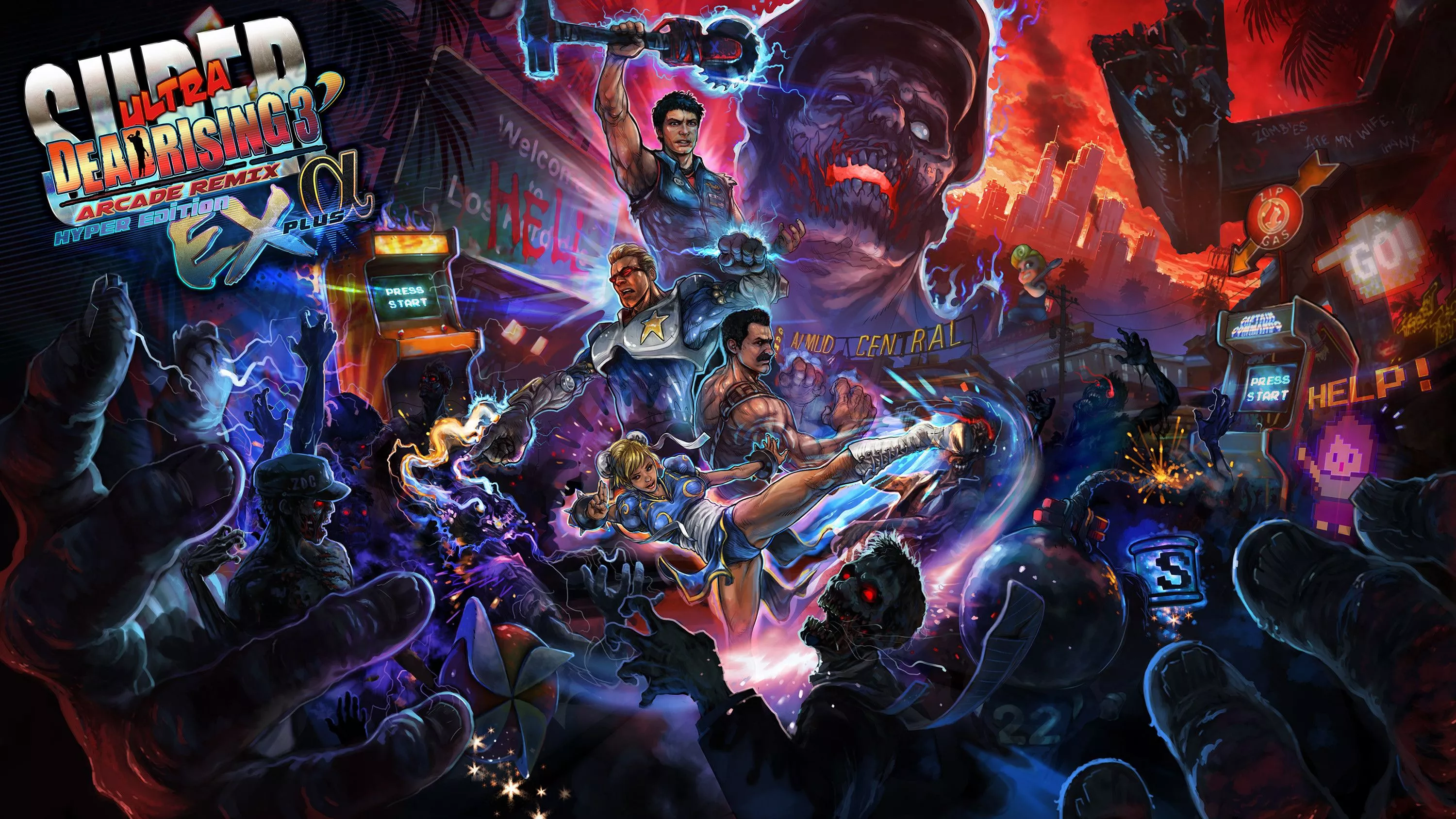 Wallpaper Zombie, fan art, Capcom