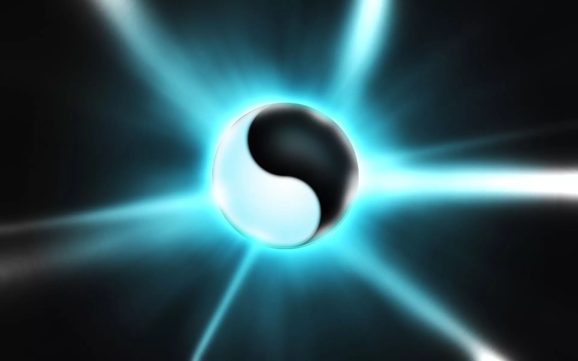 Wallpaper Yin Yang Balls