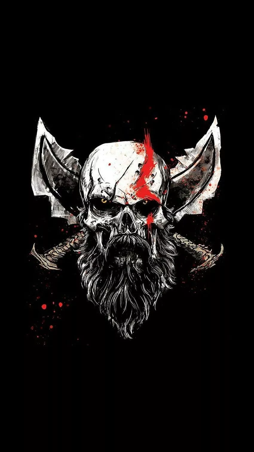 God of war logo HD wallpaper