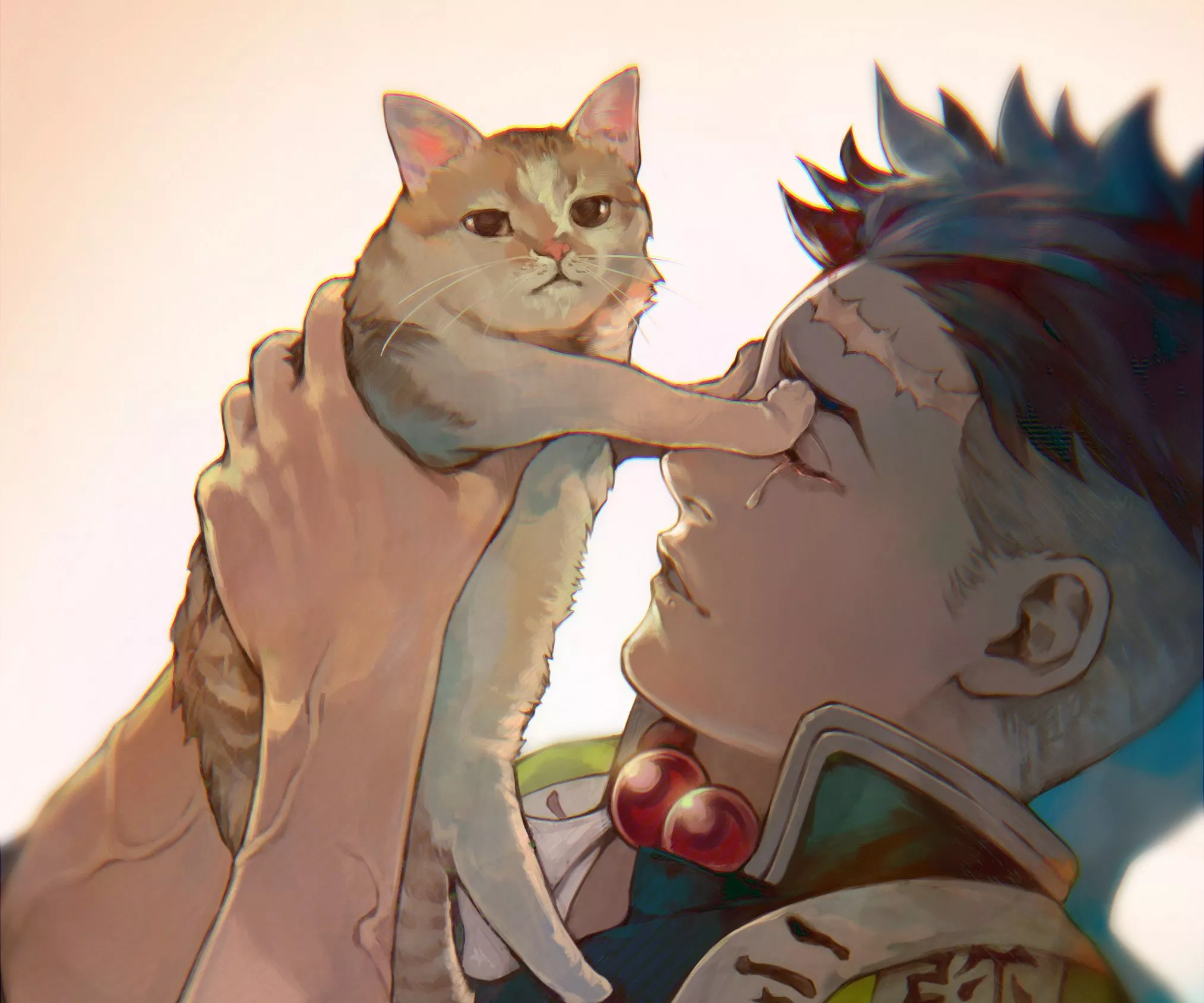 HD desktop wallpaper: Anime, Cat, Demon