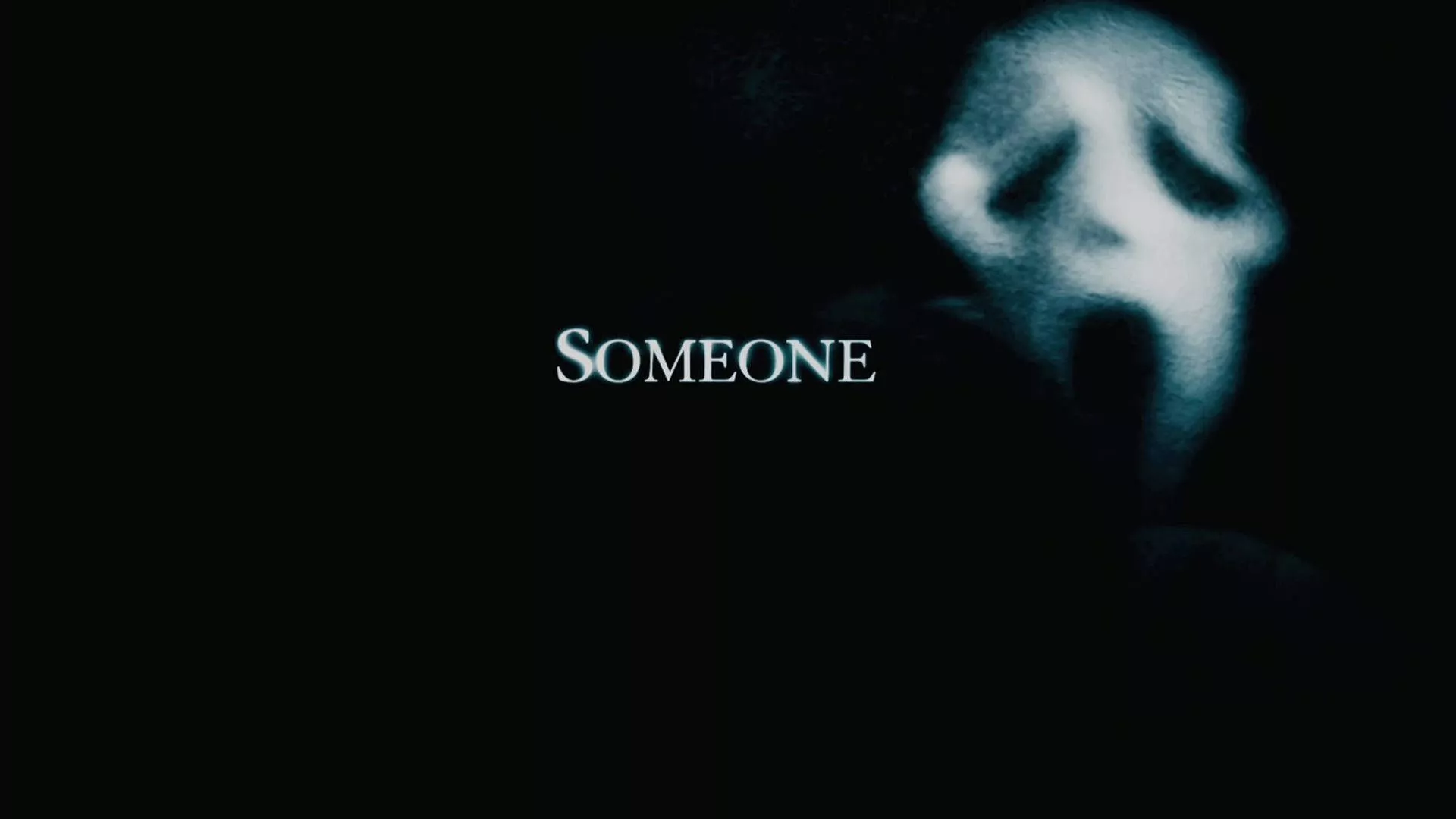 Scream Minimalist Someone Poster