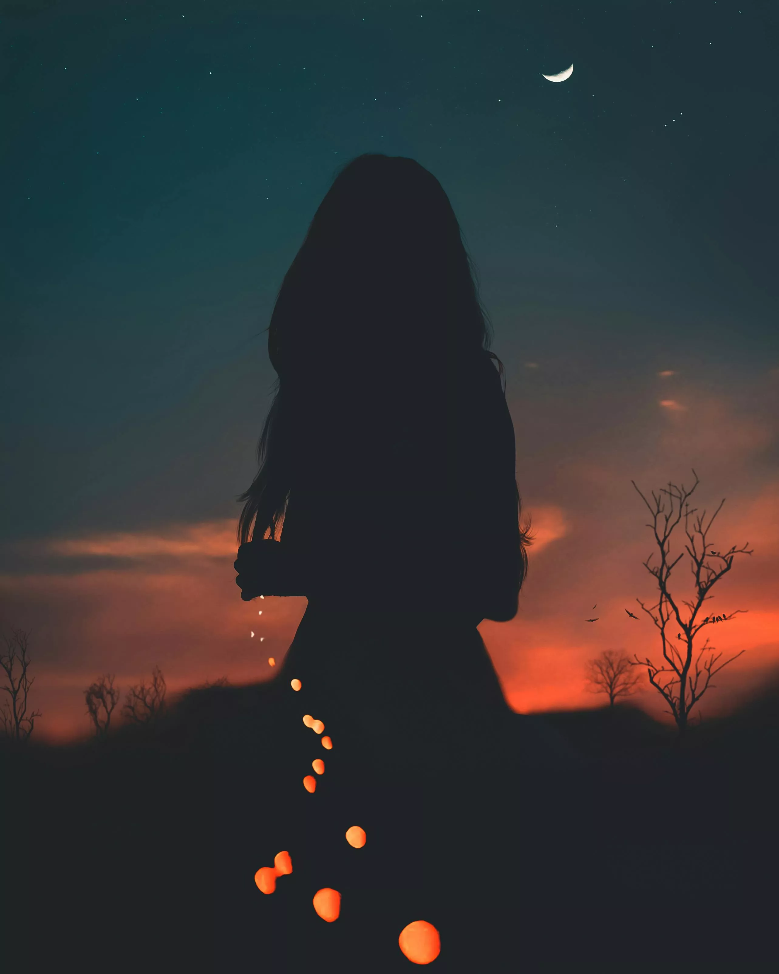 Silhouette Photography Of Woman · Free
