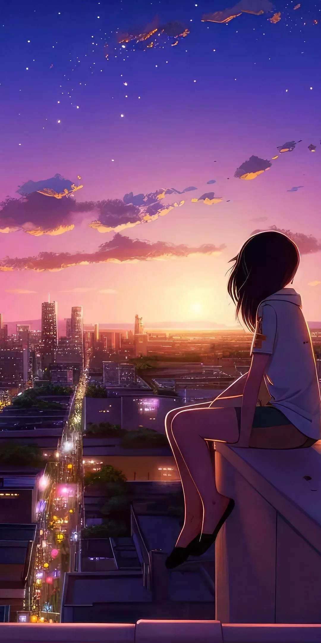 Lofi girl Wallpaper 4K, Dreams, Urban