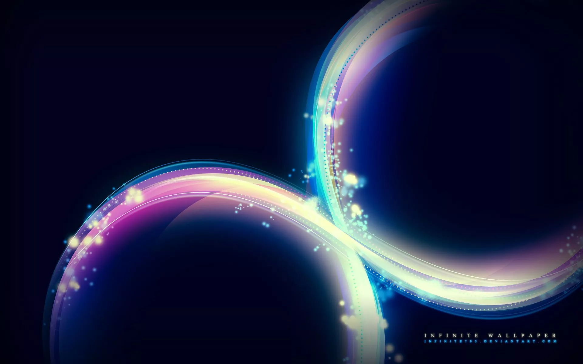 Infinite wallpaper, abstract, dark