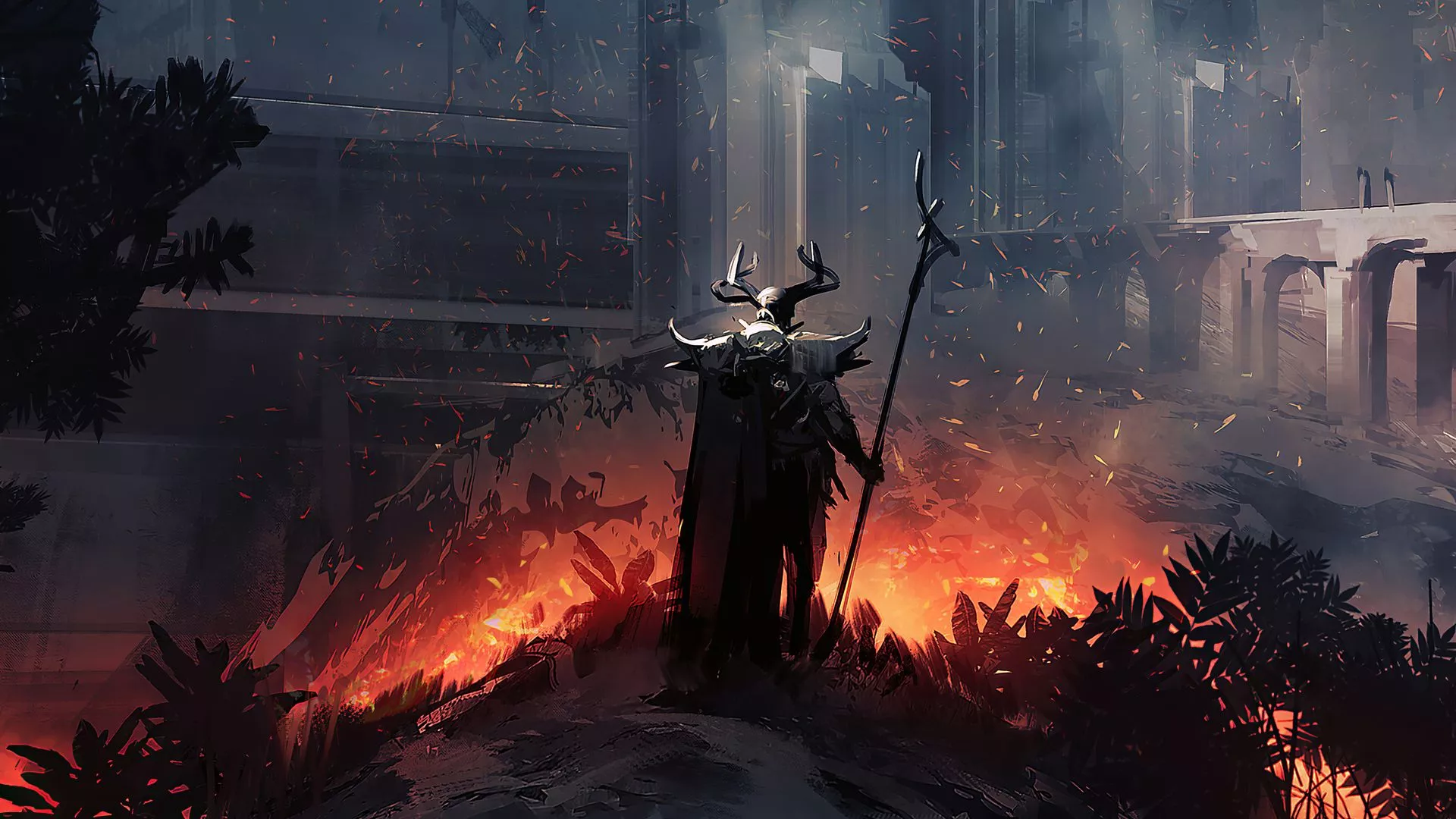 Dark Devil Knight Digital Wallpaper, HD