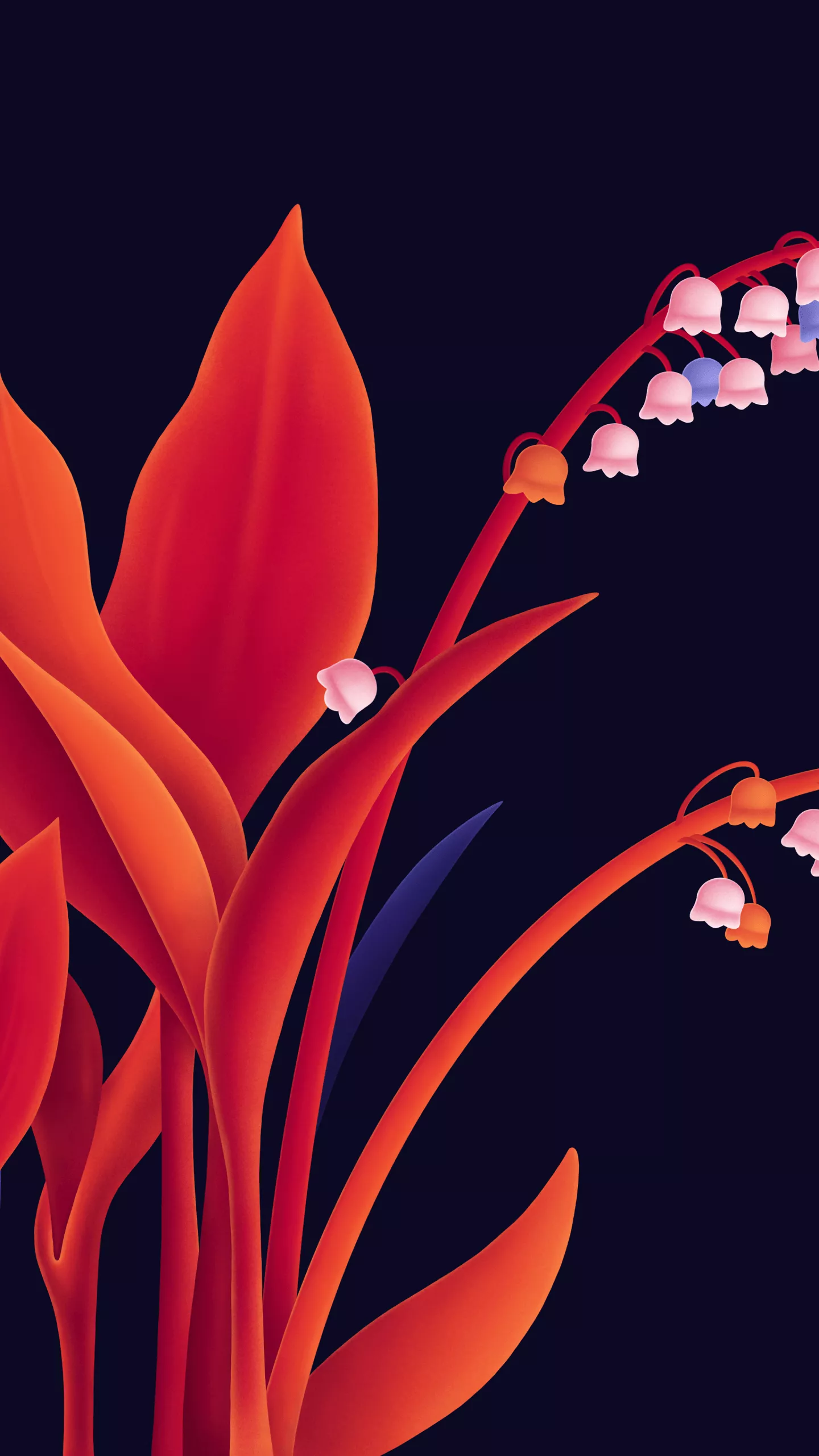 Lily flowers Wallpaper 4K, Digital Art