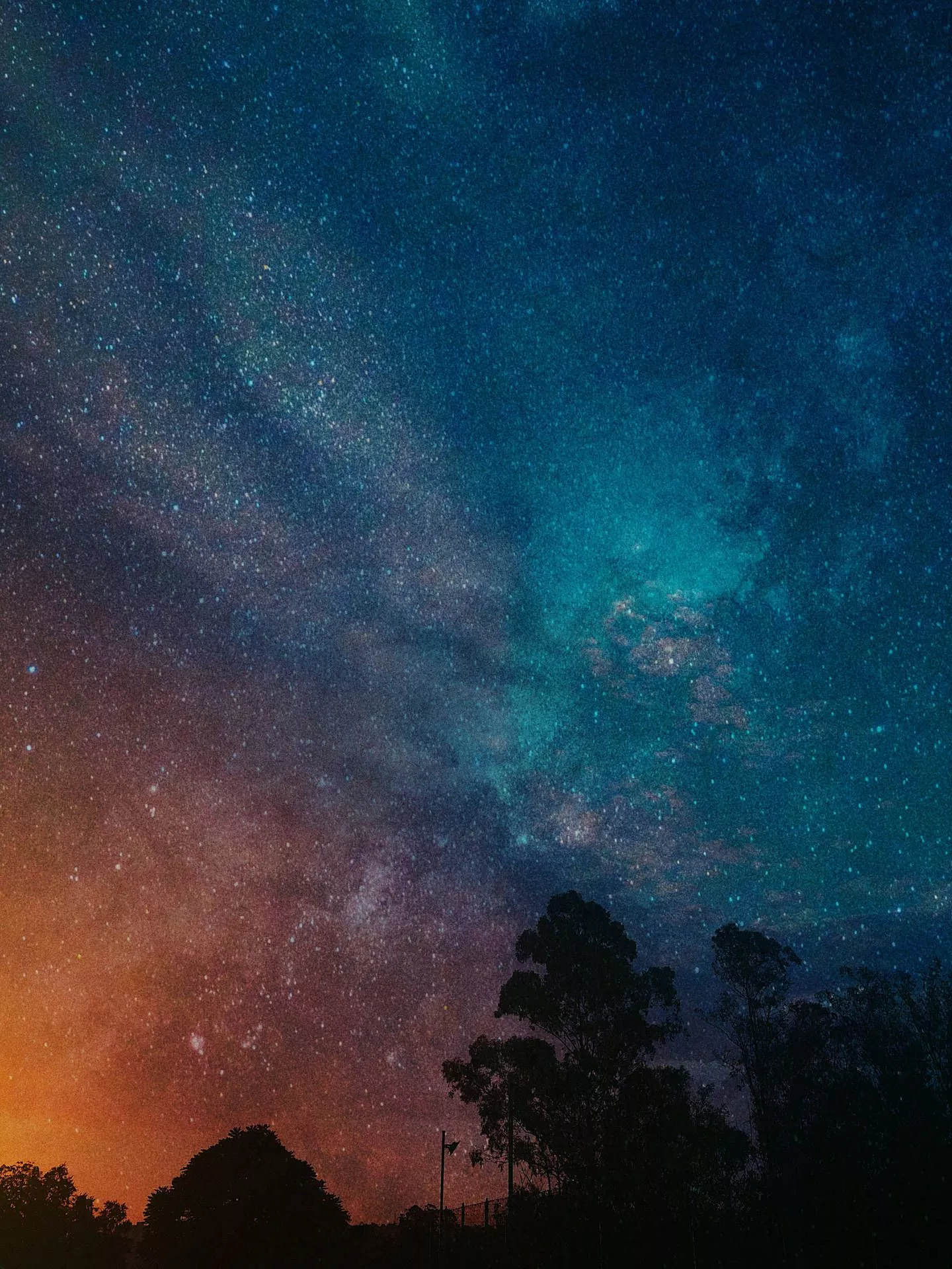 Download Starry Night Sky iPhone X