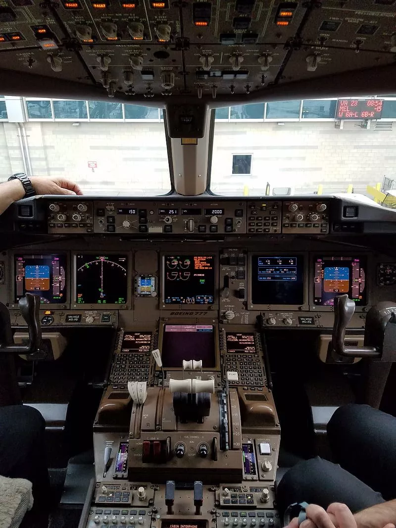 A320 cockpit, Aviation, Aircraft, HD