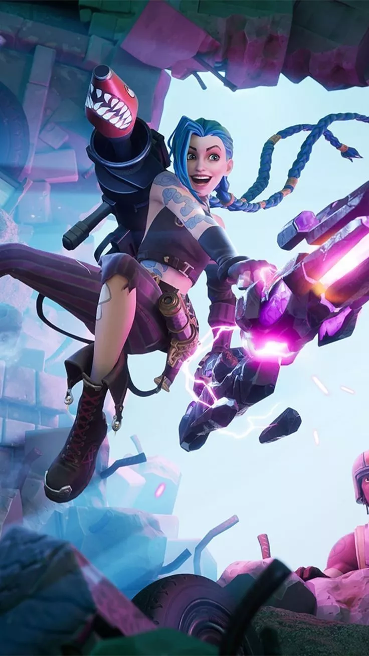Jinx Fortnite 4K Ultra HD Mobile Phone