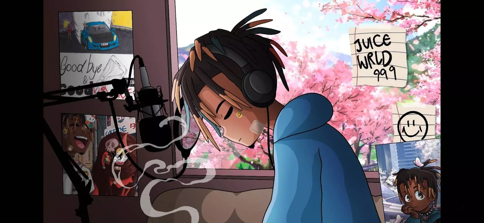 Animated Juice Wrld HD Wallpaper