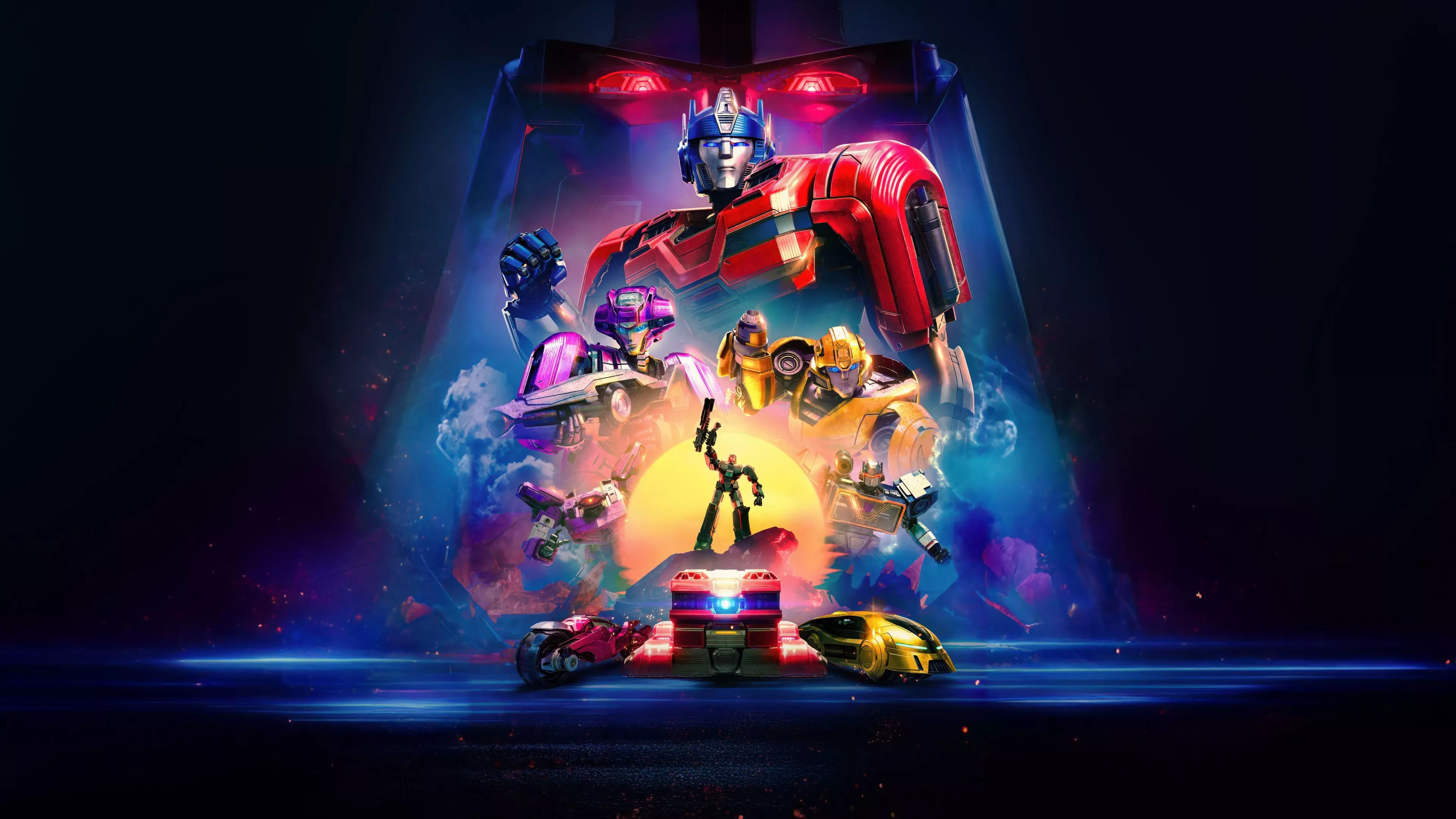 4k Transformers One Movie Poster