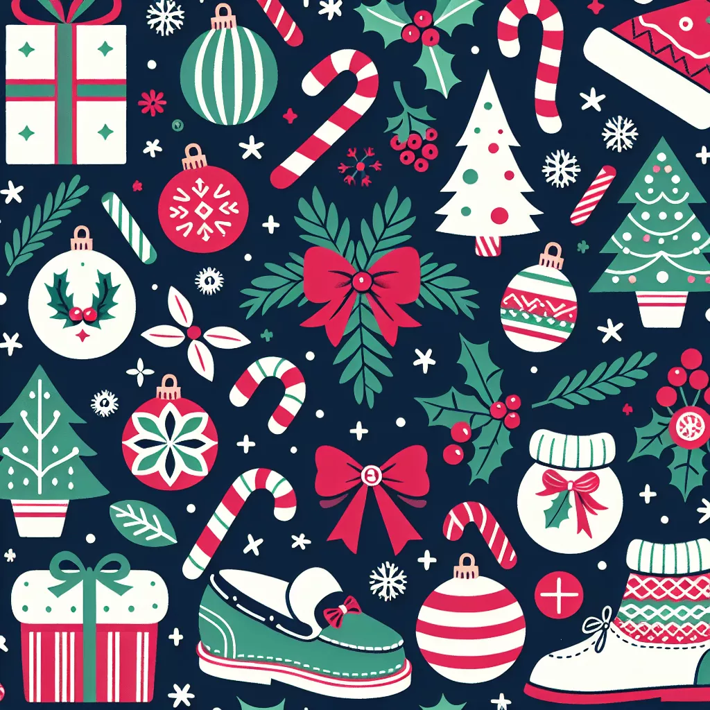 Best Preppy Christmas Background