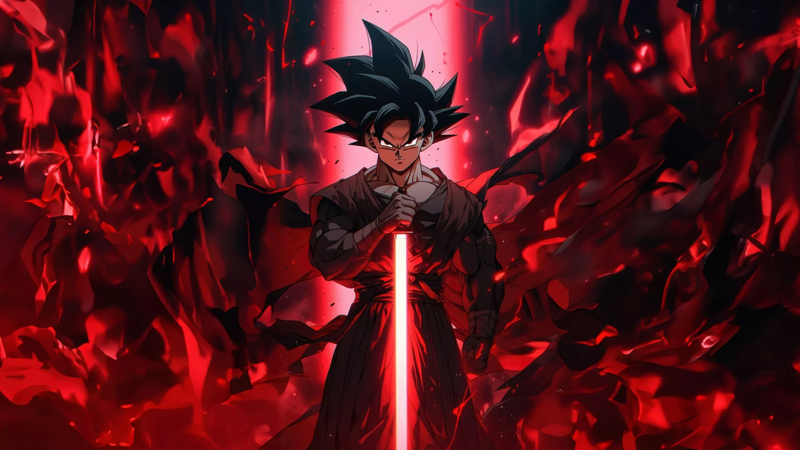 Goku Black Wallpaper 4K, Super Saiyan