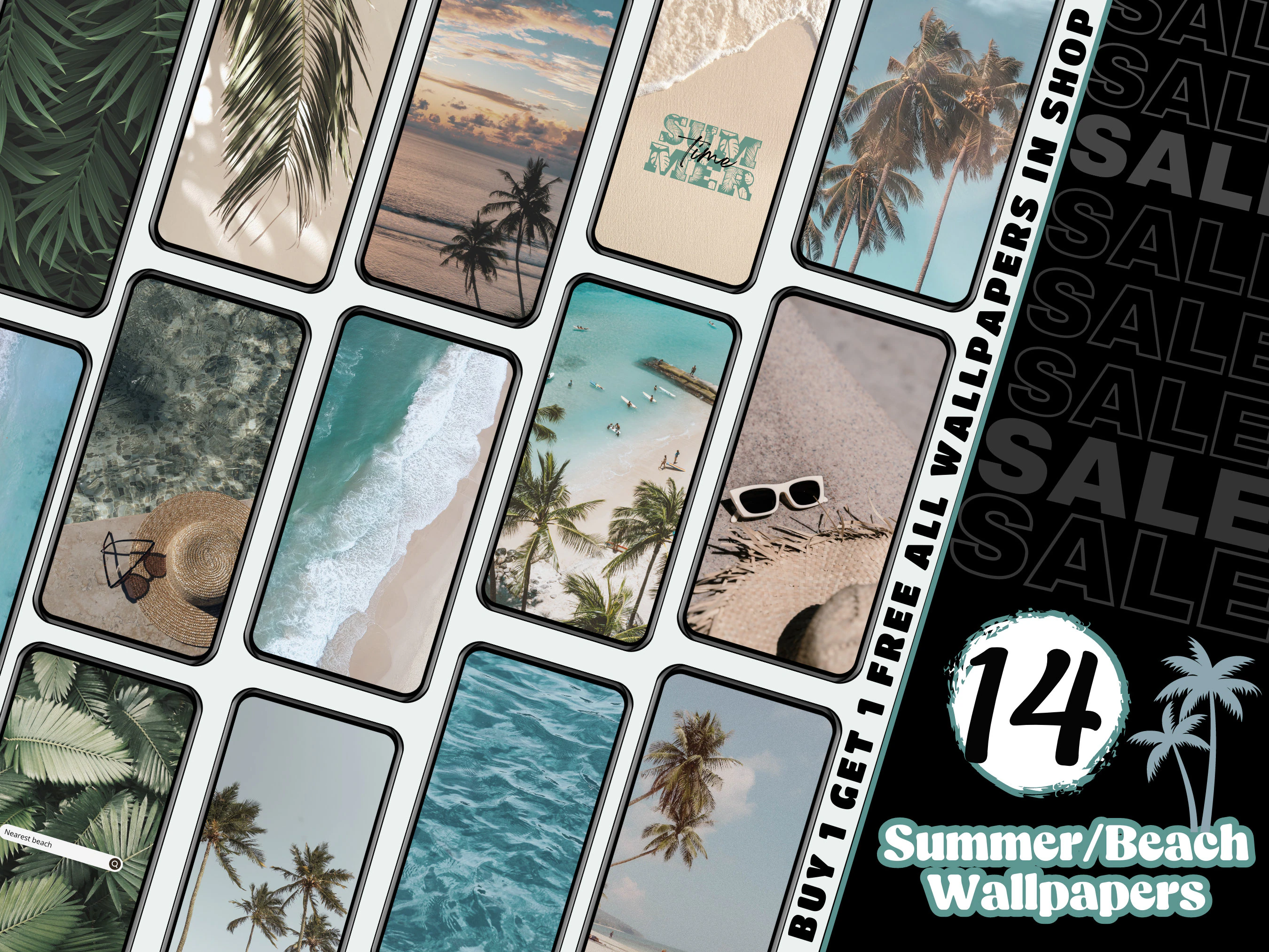 IPhone Wallpaper, Summer Beach