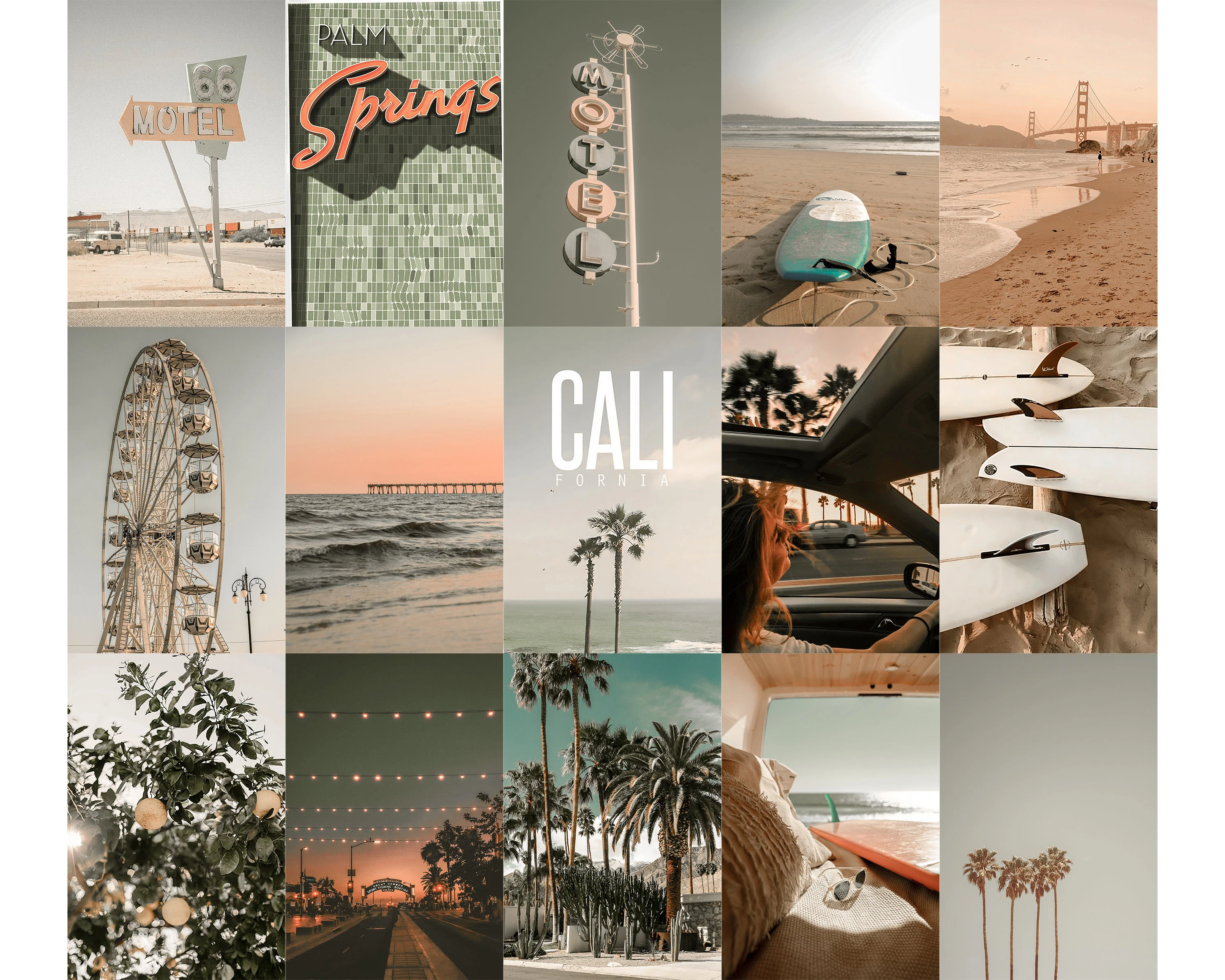 Travel Collage, Printable Collage