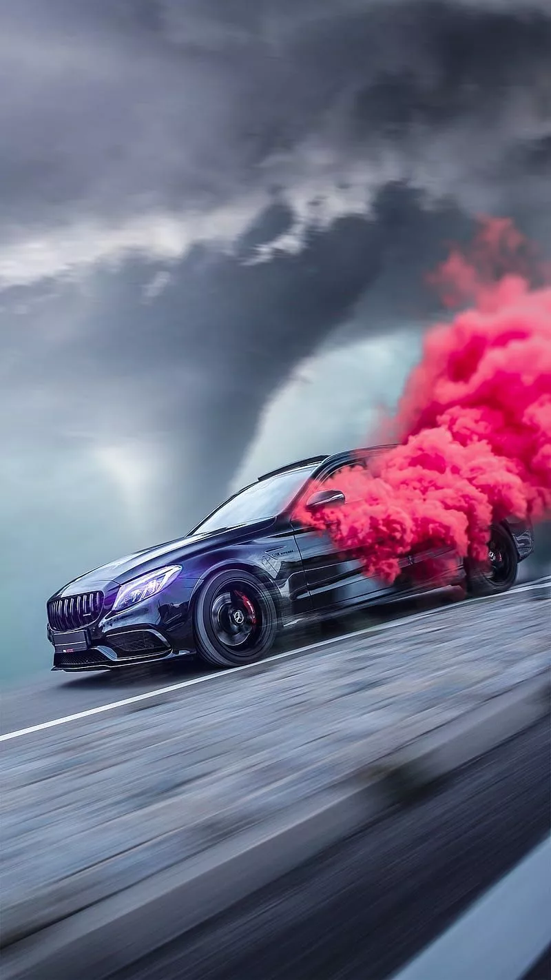 HD mercedes drift wallpaper