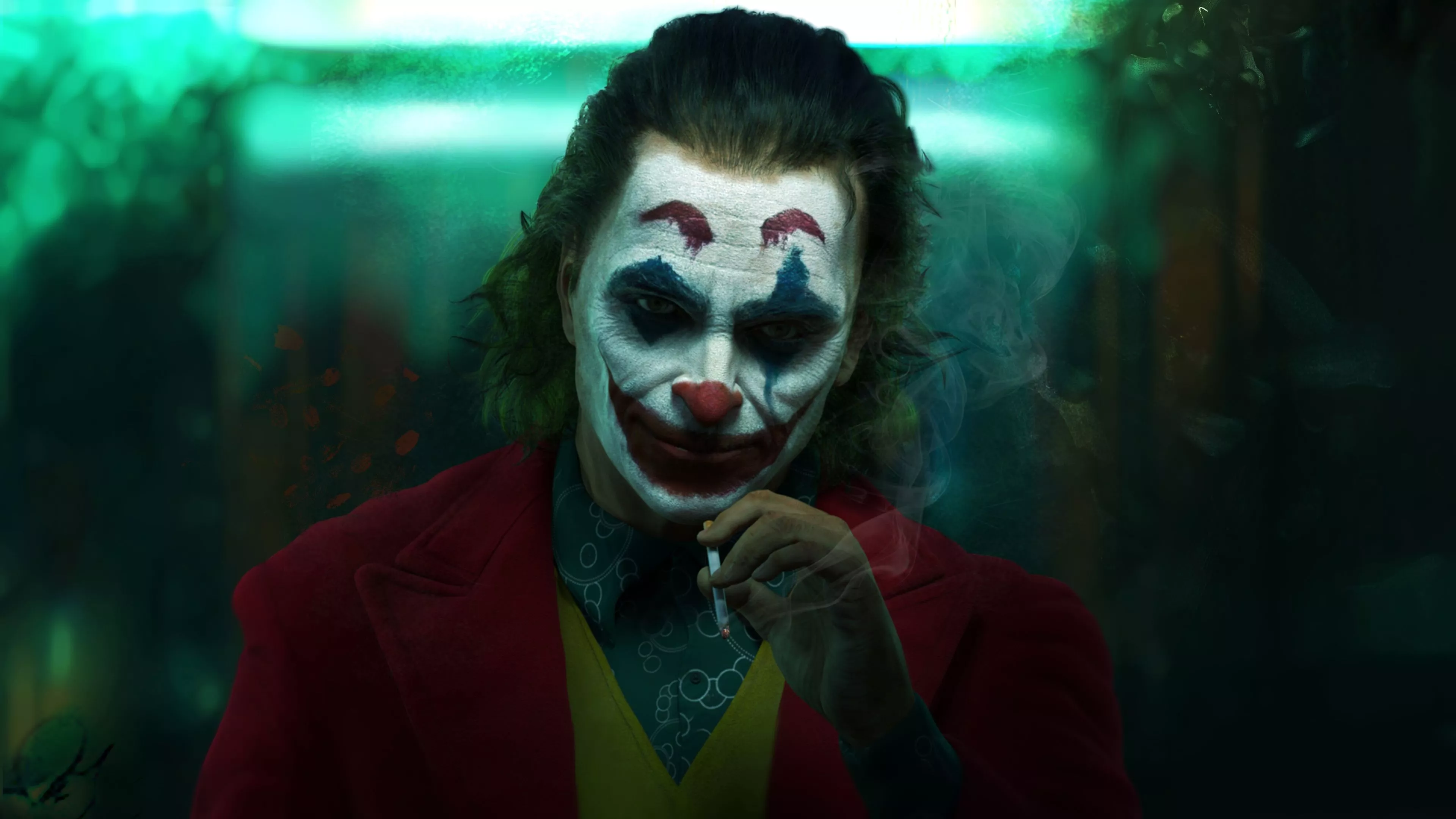 Joaquin Phoenix Joker With Green