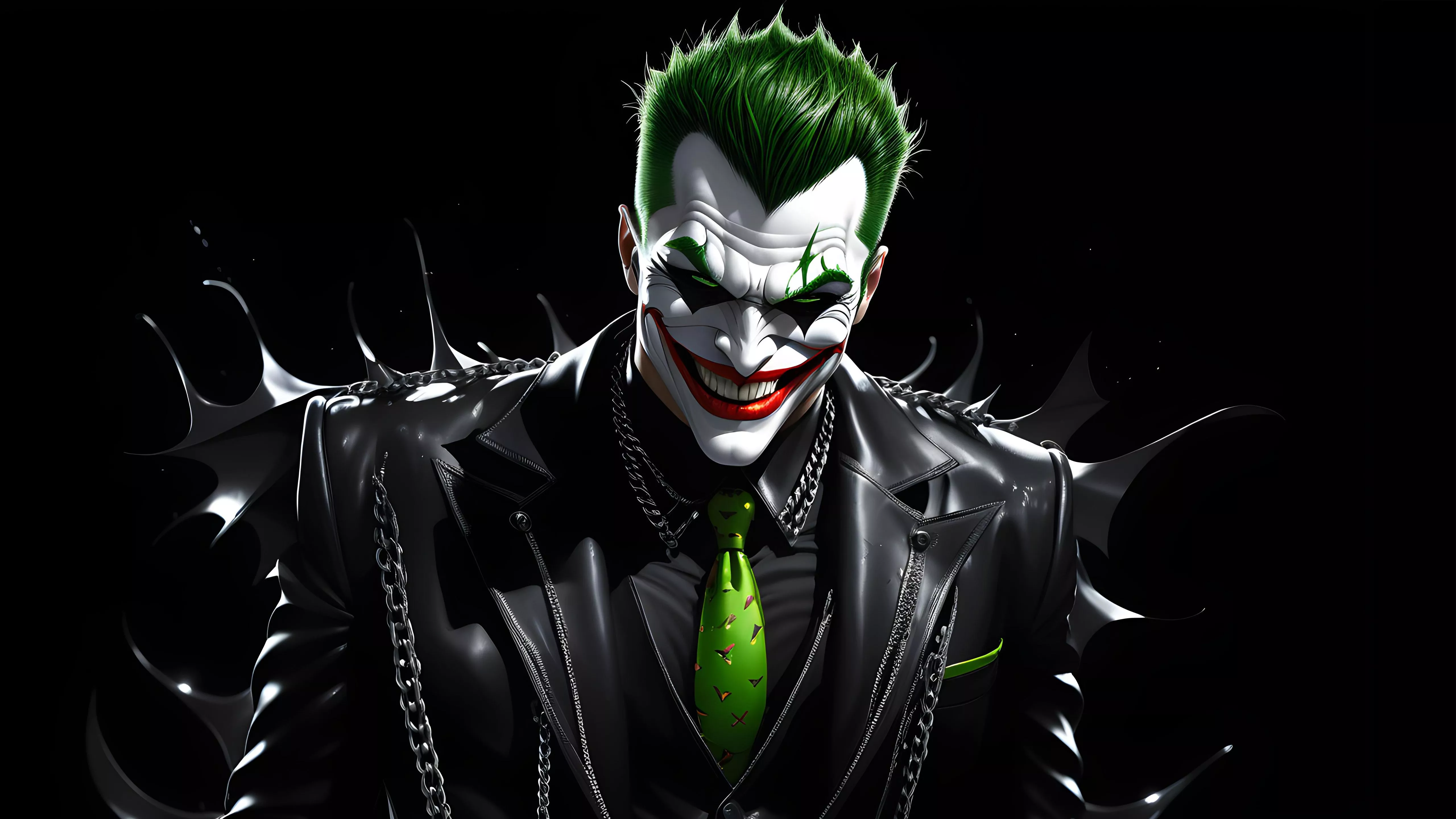 Joker Green Grin Wallpaper, HD