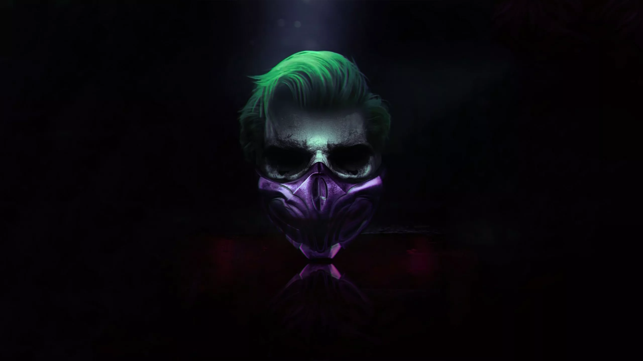 Joker Wallpaper 4K, Mask, Cyberpunk