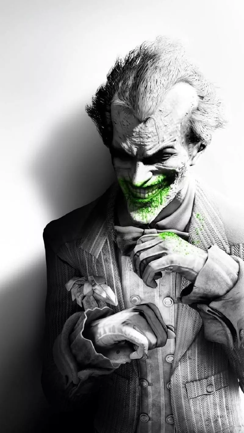 HD joker white wallpaper
