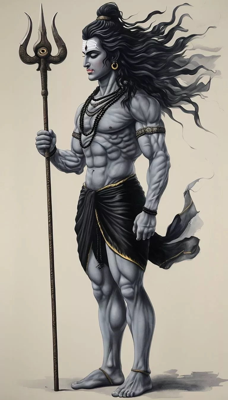 Free and customizeable lord shiva ai generated