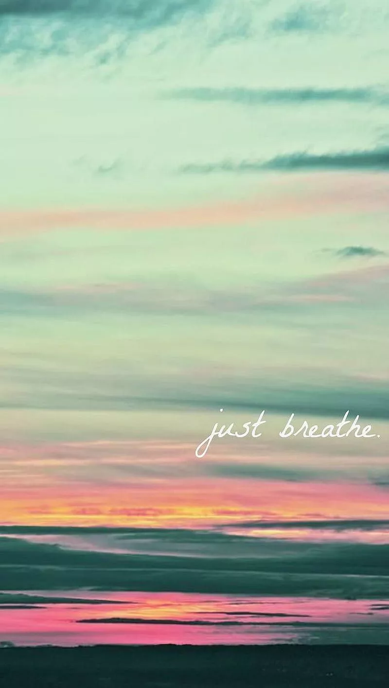 HD just breathe wallpaper