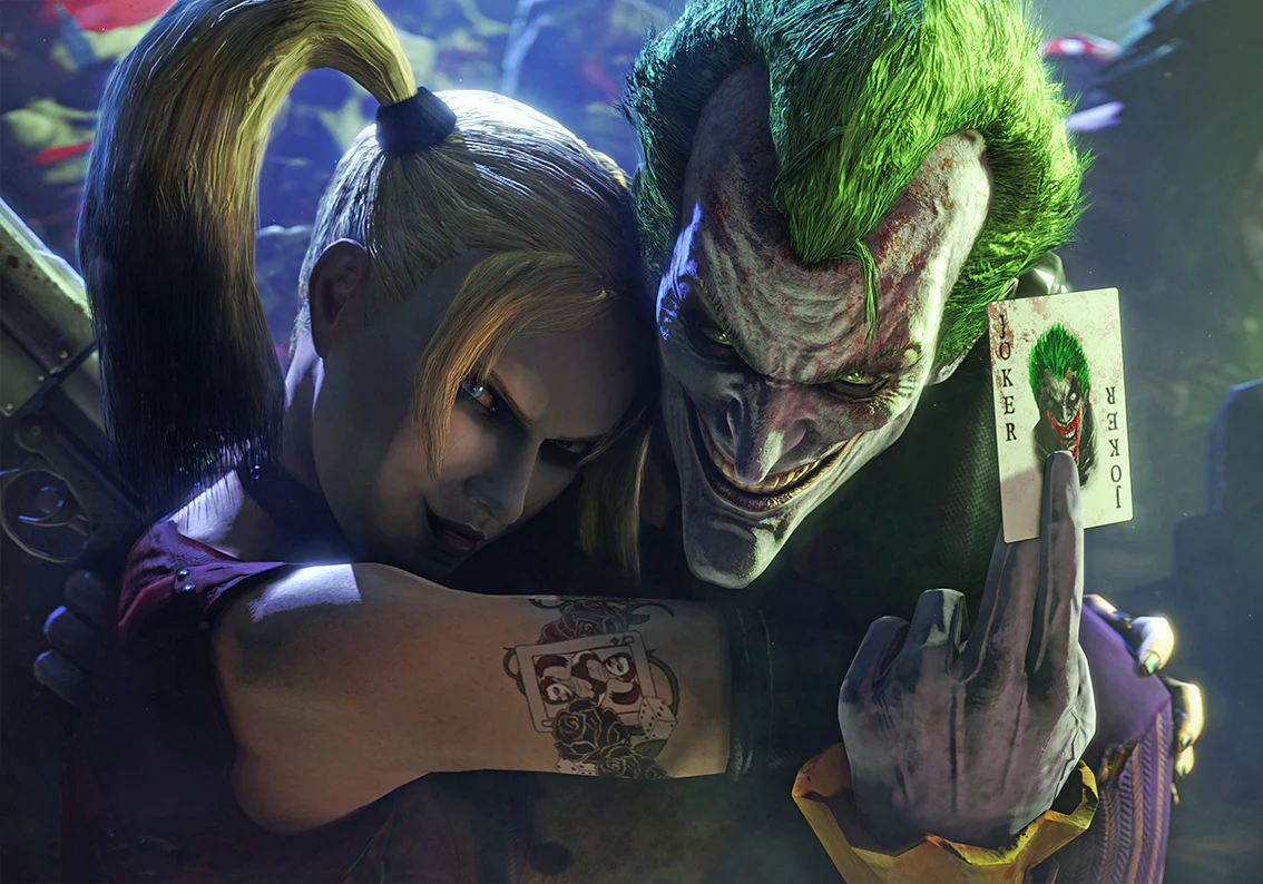 The Joker Harley Quinn Woven Self