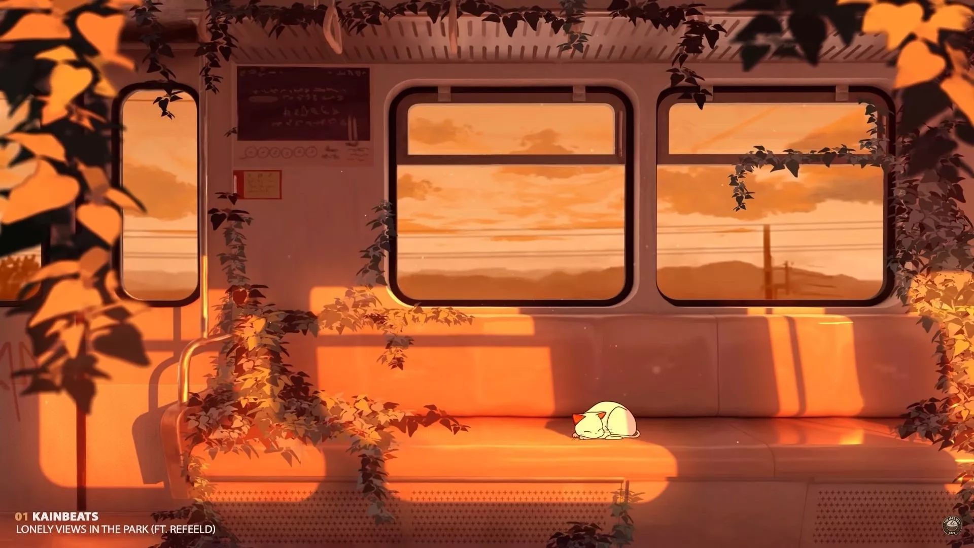 Cozy autumn train lofi / chillhop mix