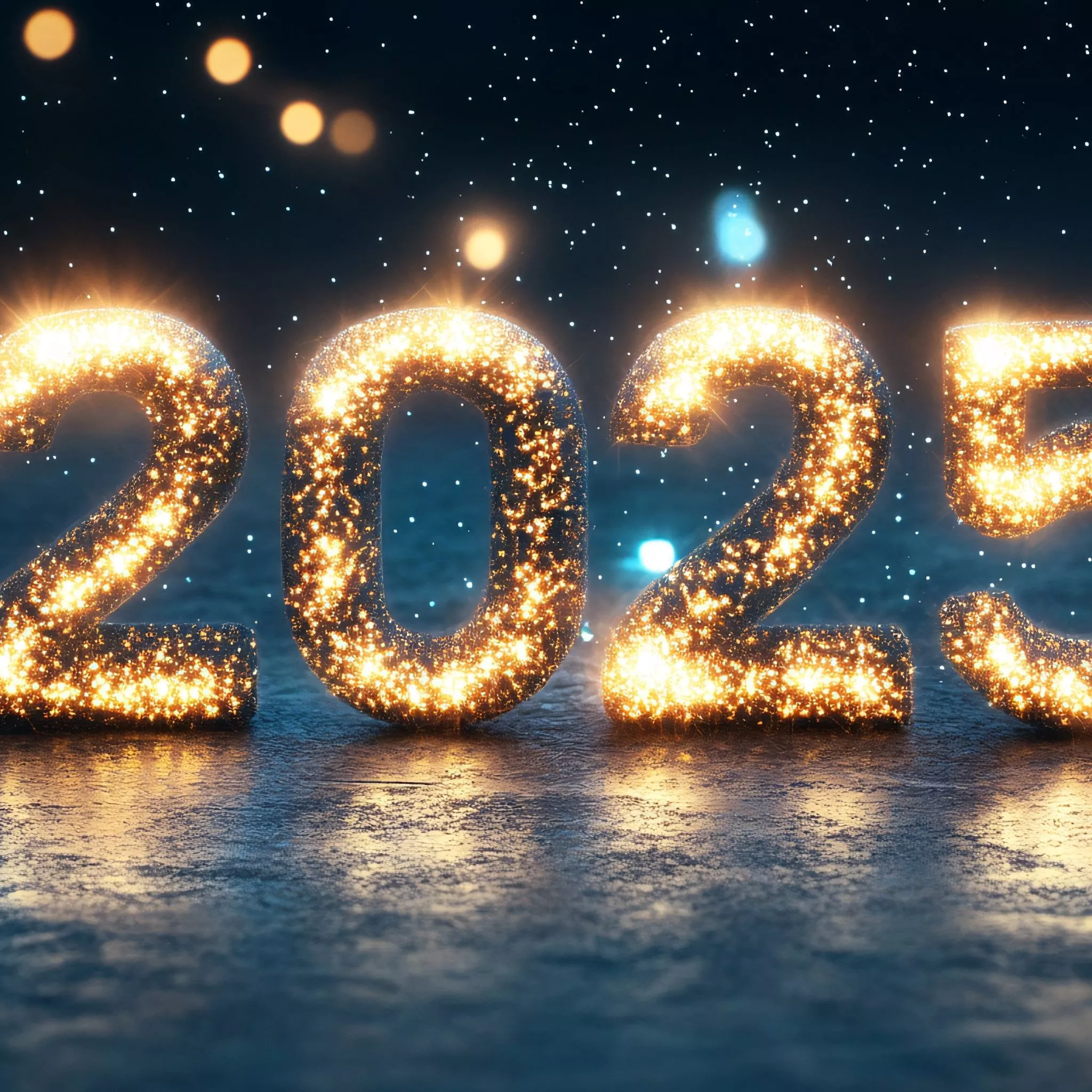 Wallpaper 4K, Glitter letters, 5K, AI art