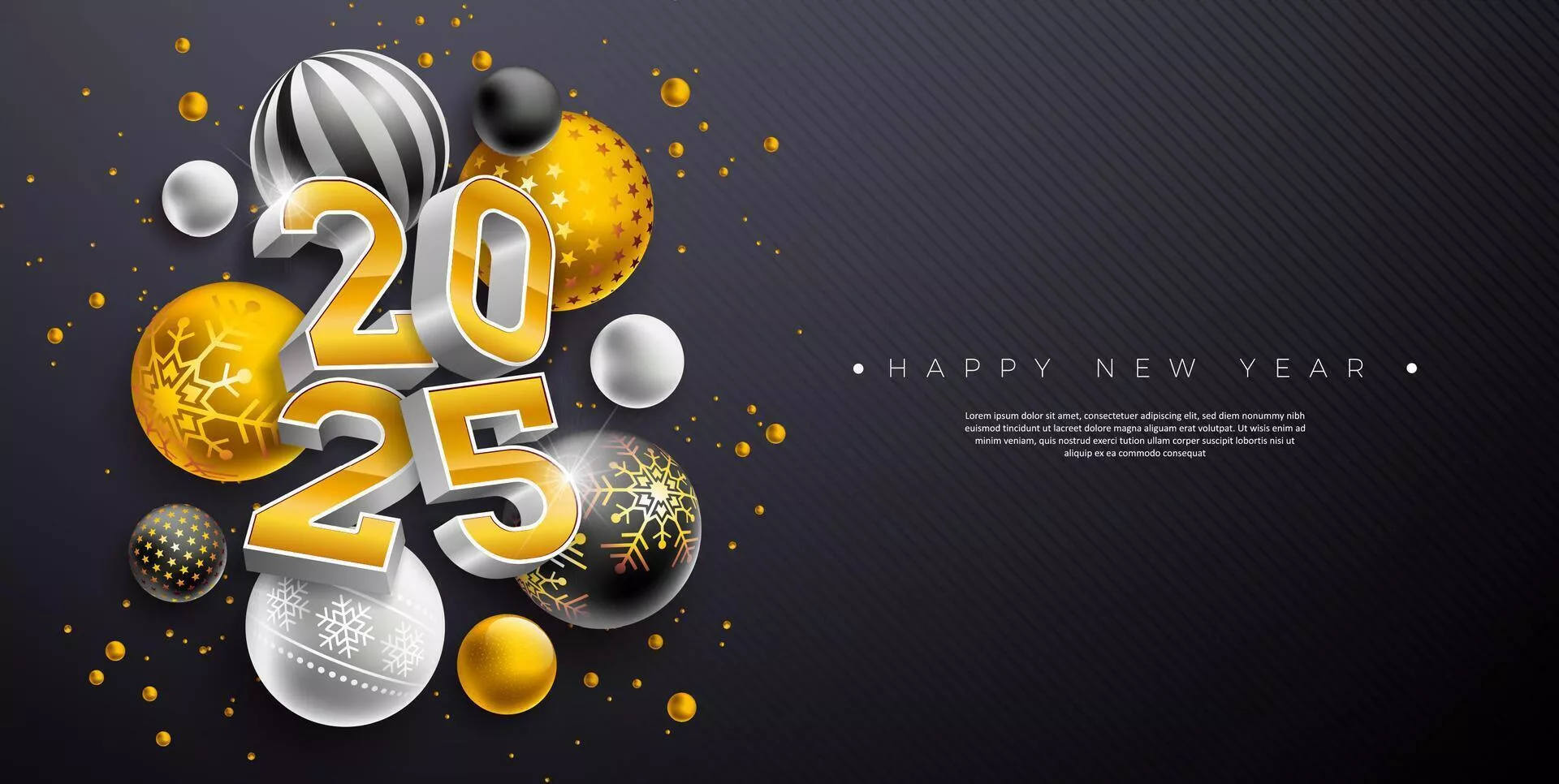 happy new year 2025 wishes wallpapers iphone