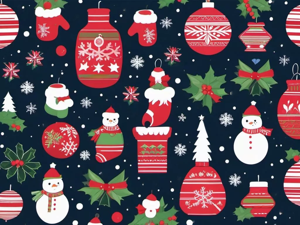 Cute Christmas Wallpaper Preppy Background