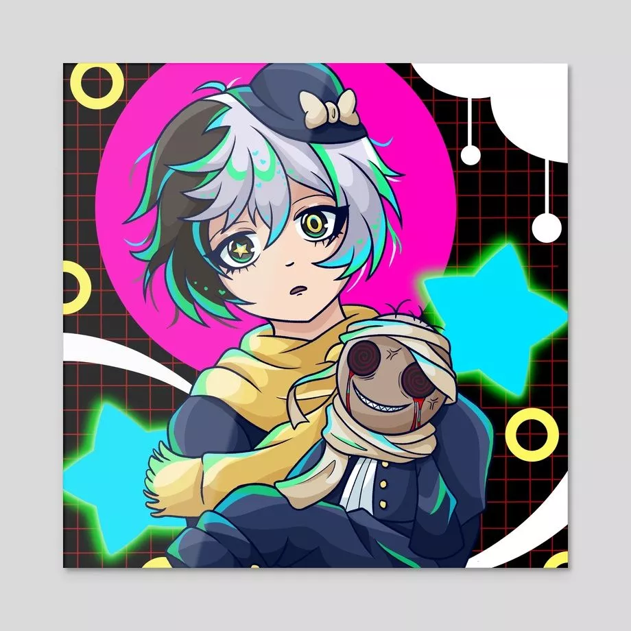 Yumeno Q Kyusaku, an art print