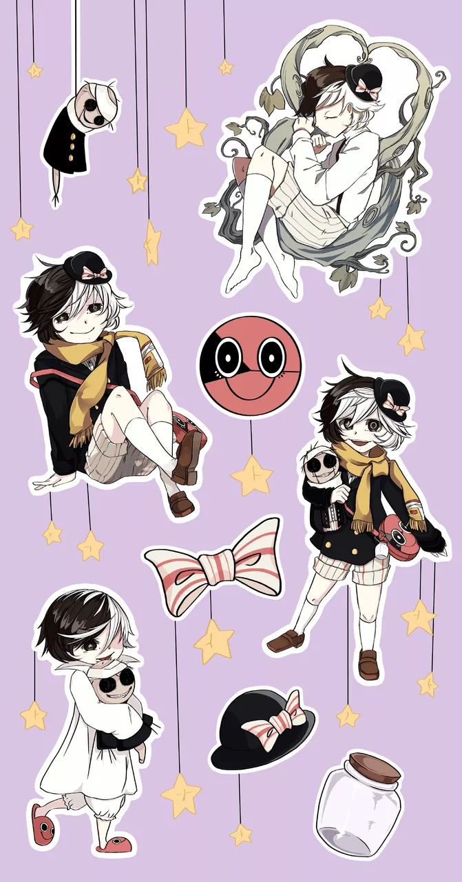 Kyusaku Yumeno stickers CrescentMoon