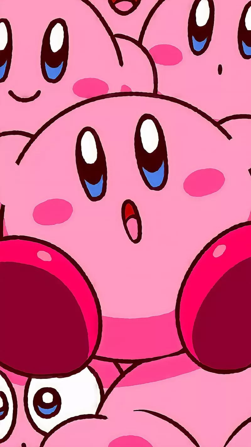 Kirby, anime, game, nintendo, HD phone wallpaper