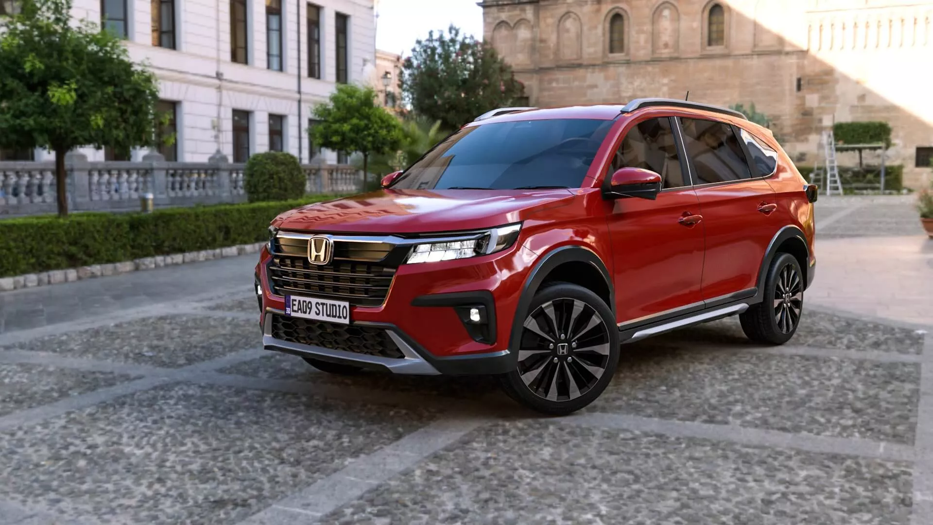 2022 Honda BR V 3D Model