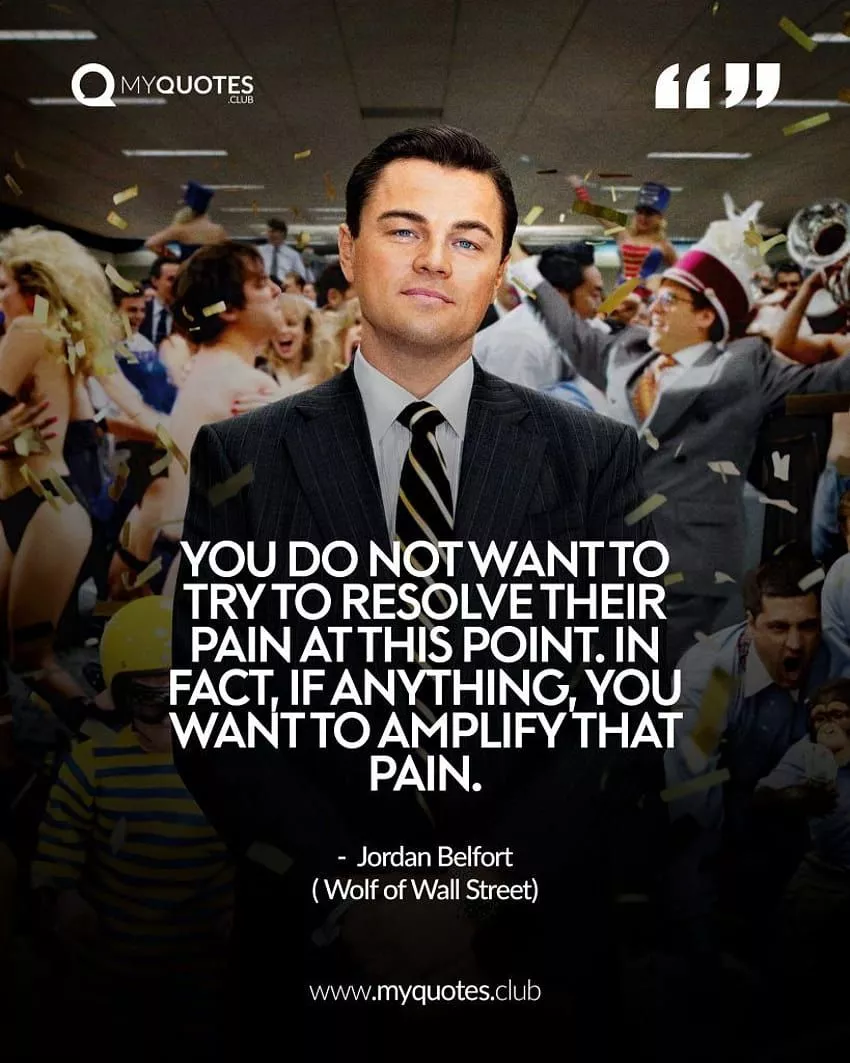 Wolf of Wall Street Quotes, jordan