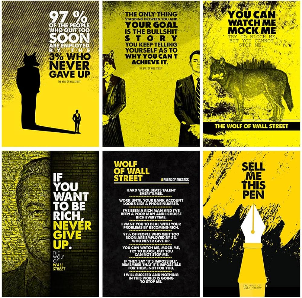 The wolf of wall street Motivational